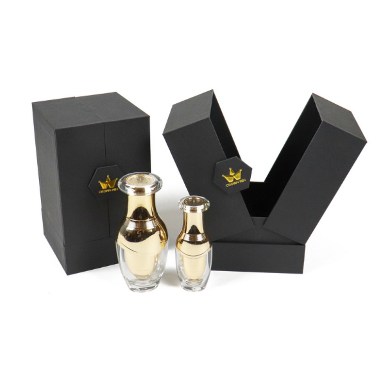 Perfume Box - Manufacturer Custom Two Sides Open Embossing Paper Ribbon Cosmetic