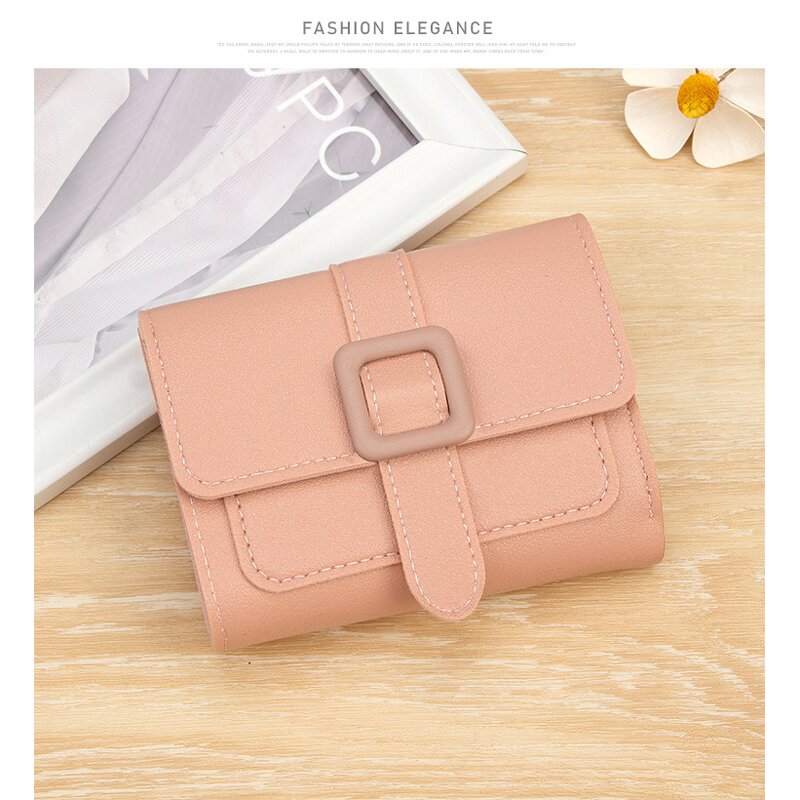 Wallet - Manufacturer Wholesale Lady Stone PU Multi-layer Button Clutch Coin