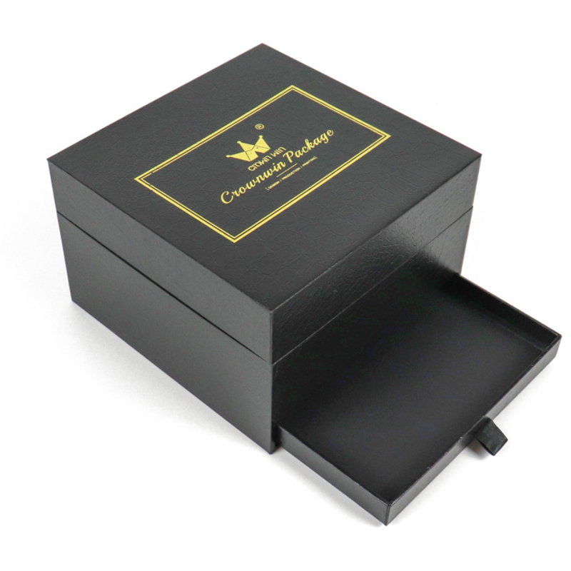 Perfume Box - Manufacturer 2025 Small Drawer Custom Logo Glossy Sliding Embossing