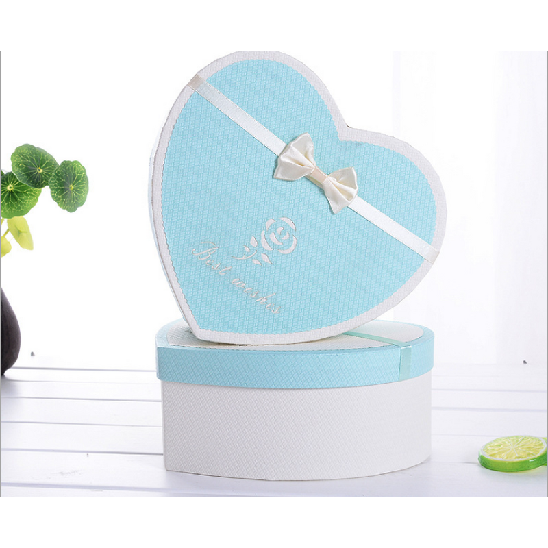 Gift Box - Manufacturer Mint Cylinder Embossing Ribbon Wedding Bridal Mother's Day