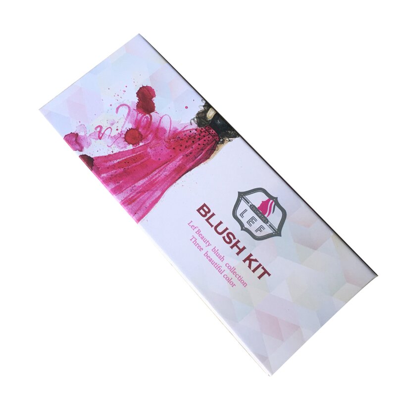 Eyeshadow Box - Manufacturer 3-Color Glossy Magnetic Ribbon Rigid Makeup Palette