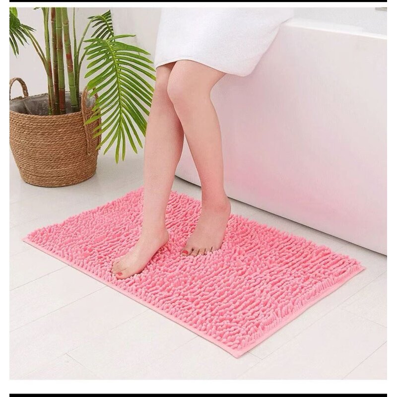 Bath Rug - Manufacturer 2025 Non Skid Fluffy Soft Shaggy Washable Dry Fast