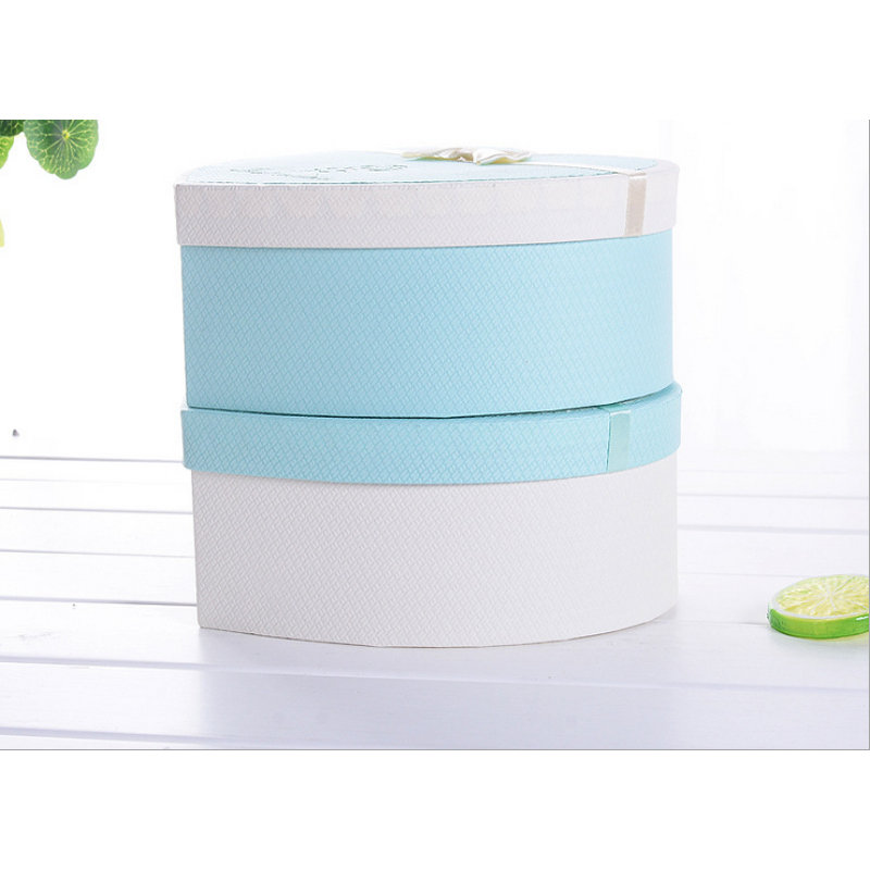 Gift Box - Manufacturer Mint Cylinder Embossing Ribbon Wedding Bridal Mother's Day