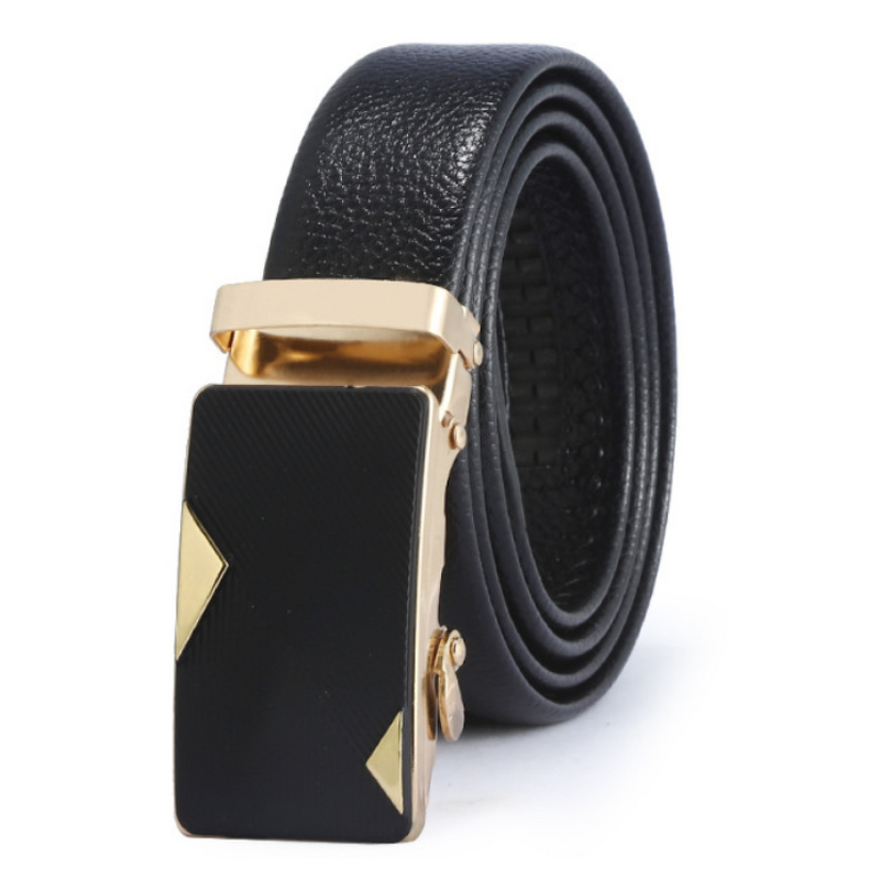 Belt - Manufacturer 2025 Men's PU Alloy Auto Lock 5cm Casual Business Suit