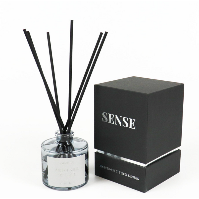 Cosmetic Box - Manufacturer Luxury Empty Glass Bottle Perfume Square Embossing Rigid