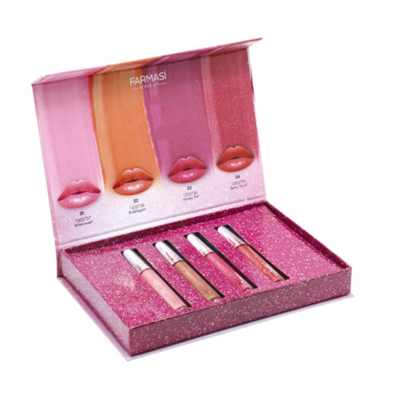 Packaging Box - Manufacturer Cardboard Lip Gloss Nail Polish Custom Logo Sponge Lining