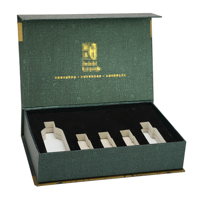 Packaging Box - Manufacturer Cardboard Lip Gloss Nail Polish Custom Logo Sponge Lining