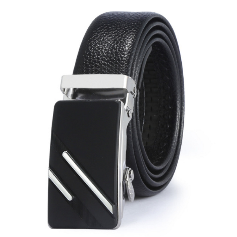 Belt - Manufacturer Wholesale Genuine Leather Business Automatic Alloy Buckle