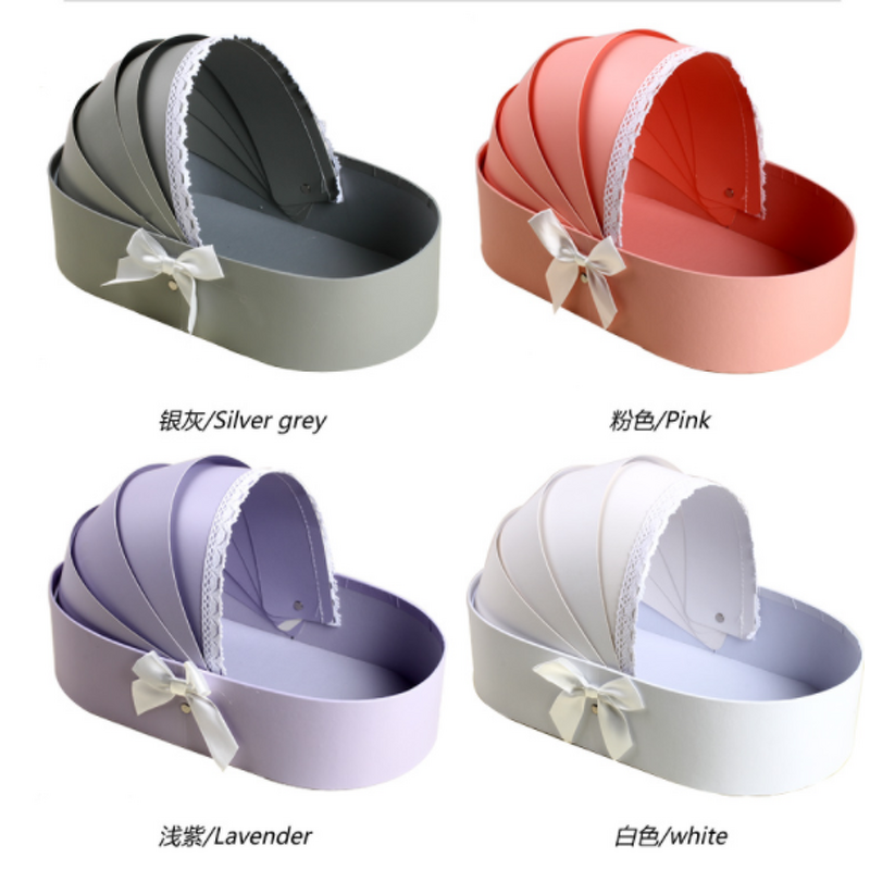 Flower Box - Manufacturer Valentine Pink Heart Shape Wedding Favor Rigid Embossing