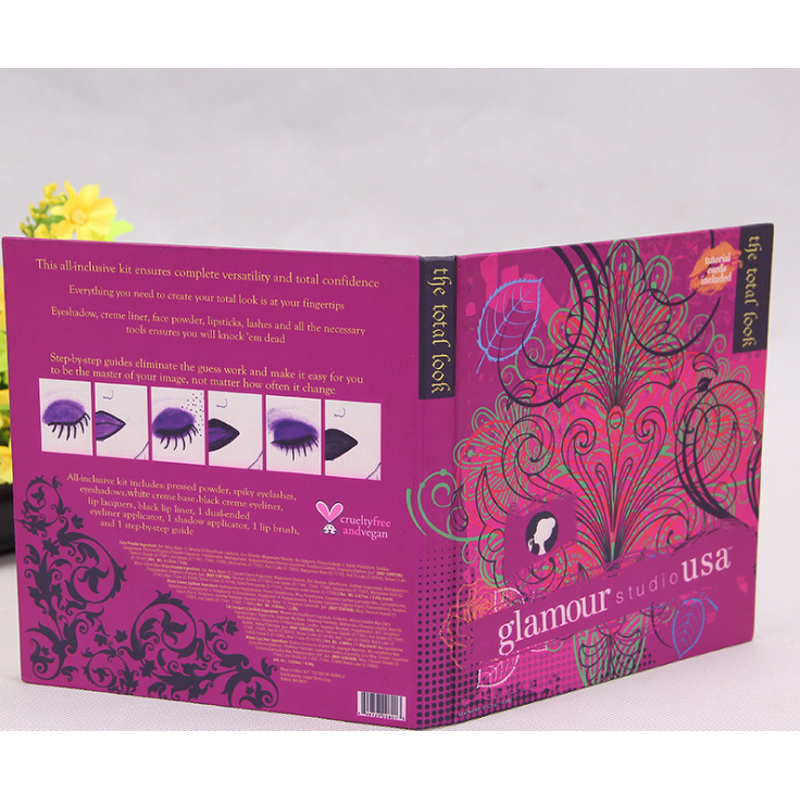 Eyeshadow Palette - Manufacturer 2025 6 Color Mirror Sponge Liner Empty Paper Box