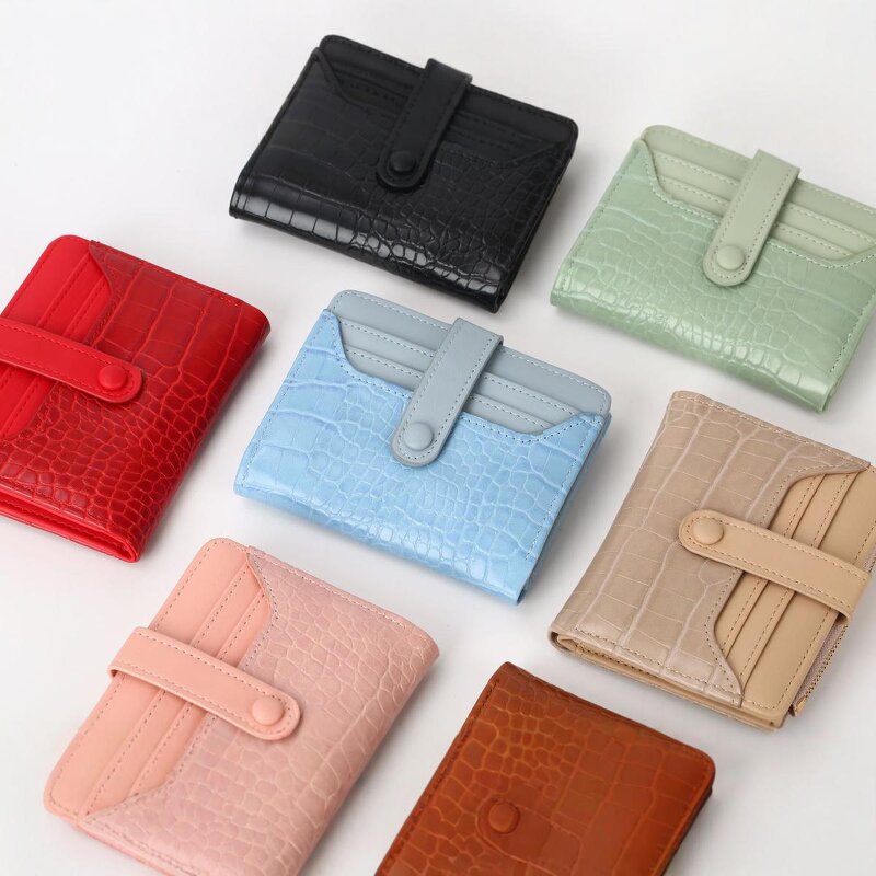 Wallet - Manufacturer Women's PU Small Coin Credit Card Portable Short Open