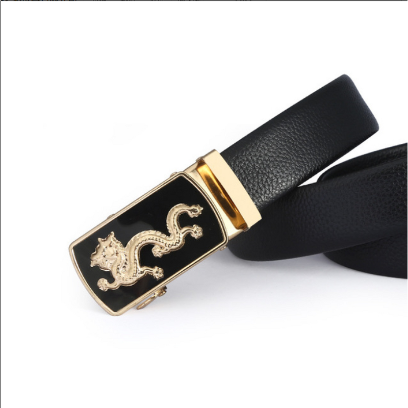 Belt - Manufacturer OEM Custom Men's PU Alloy Automatic Buckle 5cm Designer
