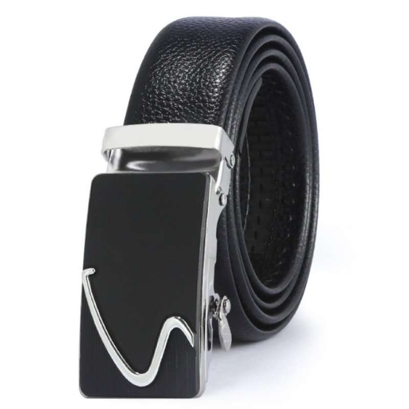 Belt - Manufacturer Wholesale New PU Alloy Automatic Lock Men's Business