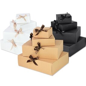 Gift Box - Manufacturer Black Gold Foil Magnetic Foldable Sponge Lining Custom Logo