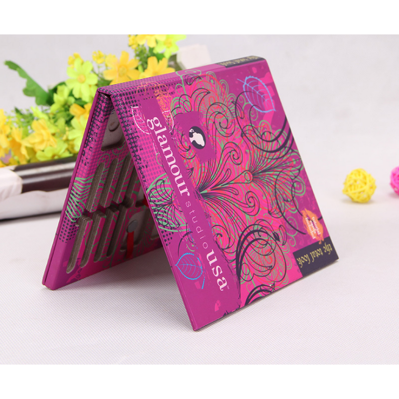 Eyeshadow Palette - Manufacturer 2025 6 Color Mirror Sponge Liner Empty Paper Box