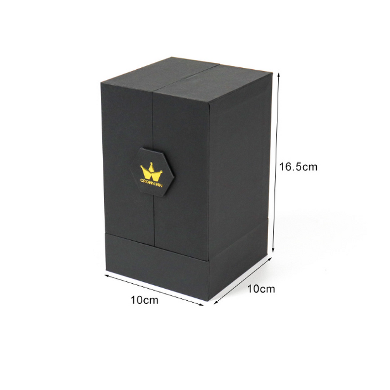 Perfume Box - Manufacturer Custom Two Sides Open Embossing Paper Ribbon Cosmetic