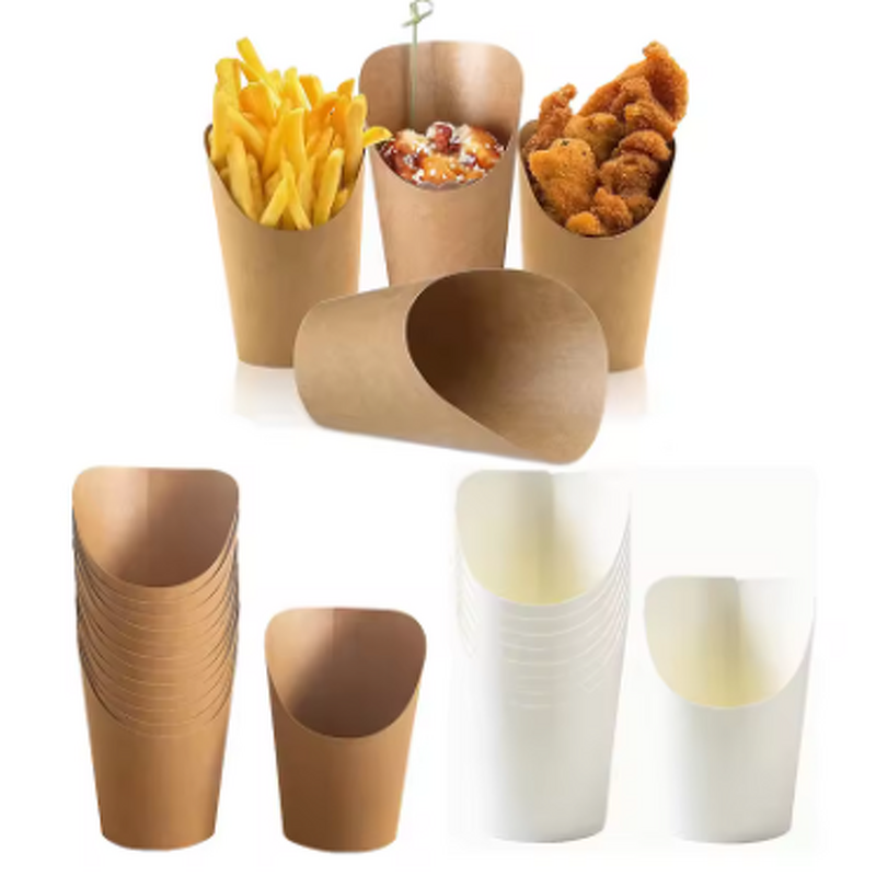 Snack Holder - Manufacturer Greaseproof Waterproof Kraft French Fries Chips Party