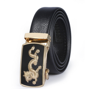 Belt - Manufacturer OEM Custom Men's PU Alloy Automatic Buckle 5cm Designer