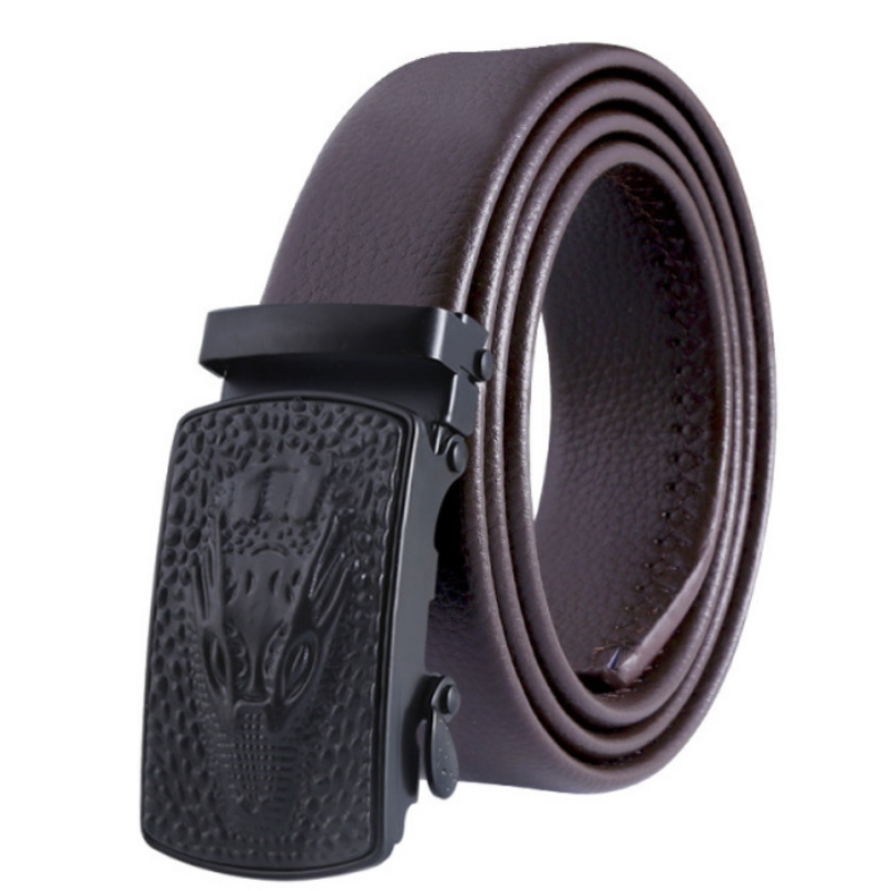 Belt - Manufacturer High End Automatic Buckle Cowhide Casual Mens Waistband