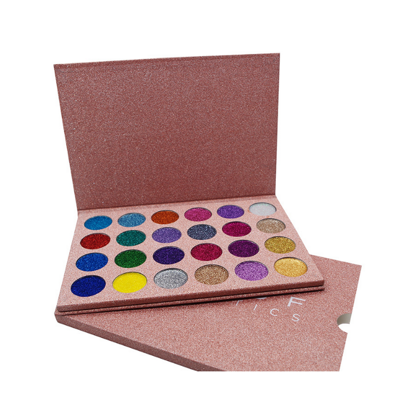 Eyeshadow Box - Manufacturer 16 Color Custom Logo Sponge Embossing Empty Cardboard