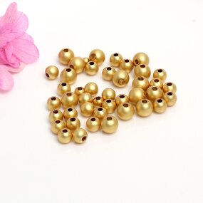 Beads - Manufacturer 14K/18K Gold Small Hole Round Ball 100pcs/bag
