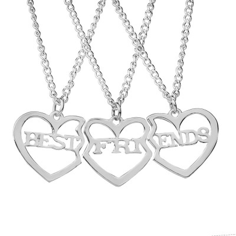 Necklace - Manufacturer 3 Best Friend Forever Gold Jewelry 2023 Hot Selling