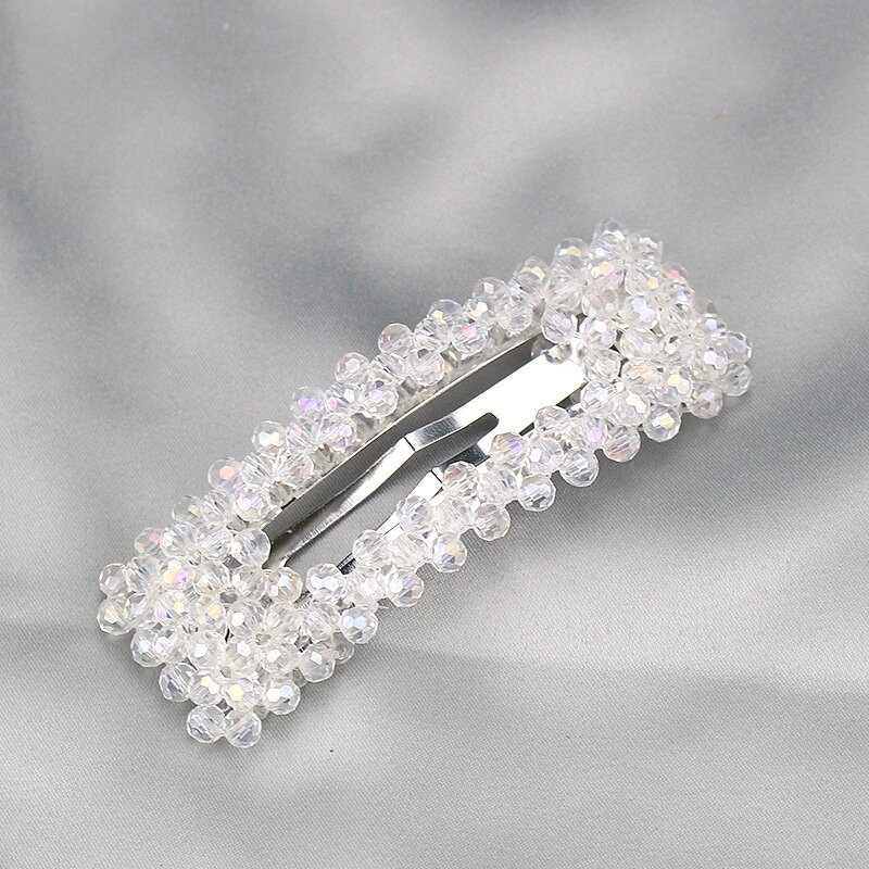 Hair Clips - Manufacturer Multi Color ABS Crystal Stainless Steel Women