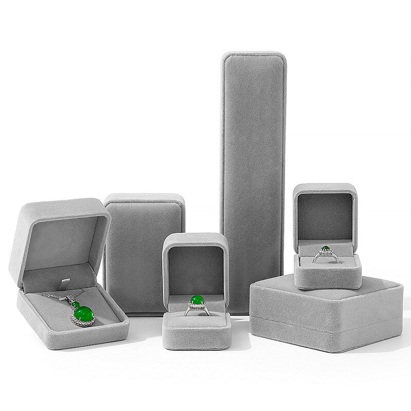 Jewelry Box - Manufacturer Wholesale Velvet Red Black Custom Logo Gift