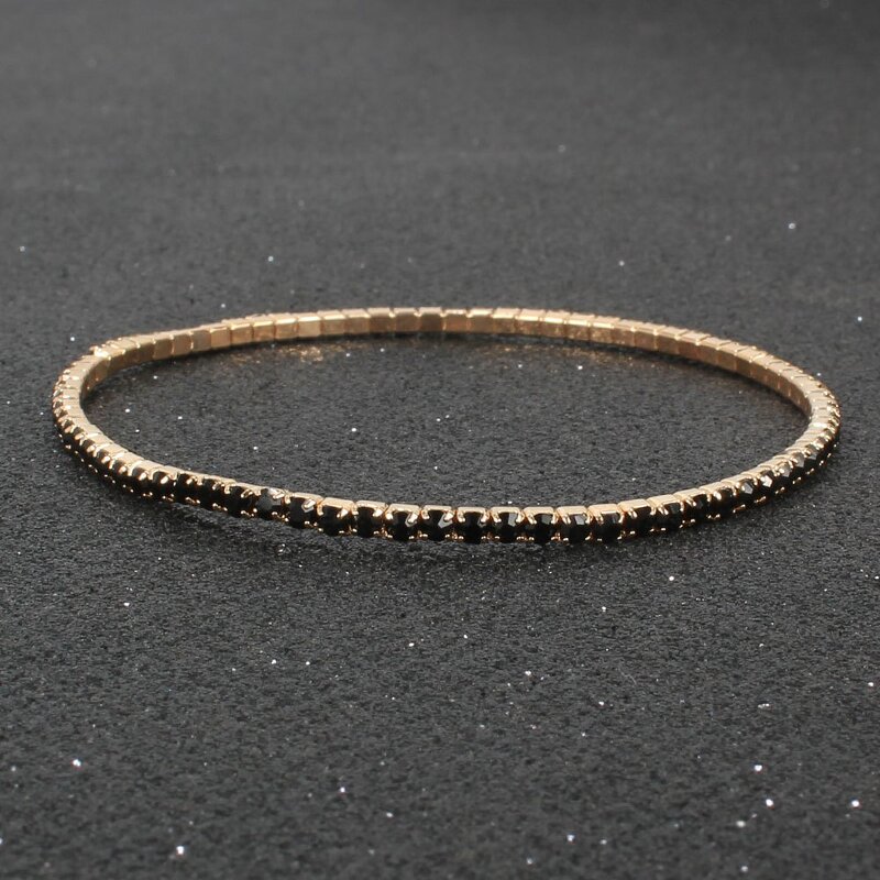 Bracelet - Manufacturer Multi Color Diamond Inlaid Elastic Daily Matching