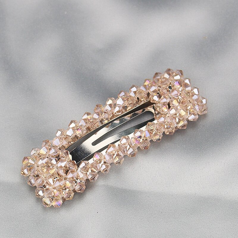 Hair Clips - Manufacturer Multi Color ABS Crystal Stainless Steel Women