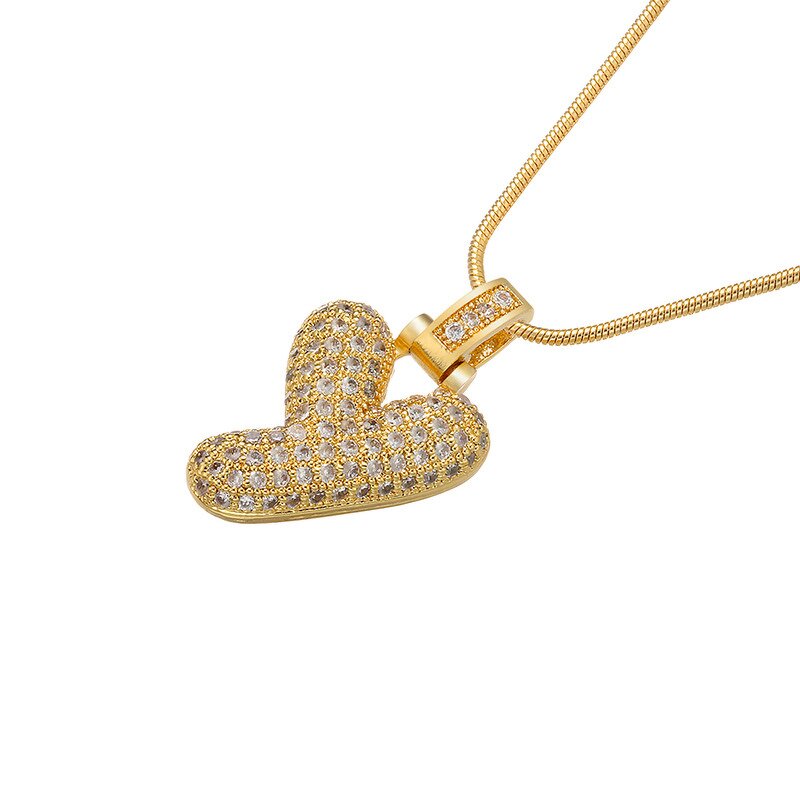 Pendant - Manufacturer 26 Alphabet Bubble Letter Iced Out CZ Hip Hop Men