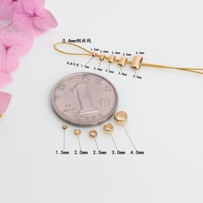 Beads - Manufacturer 1.5-4mm Brass 14K/18K Gold Plated Flat Spacer