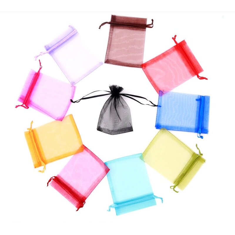 Organza Bag - Manufacturer 5x7-20x30CM Mixed Colors Gift Pouch Wholesale