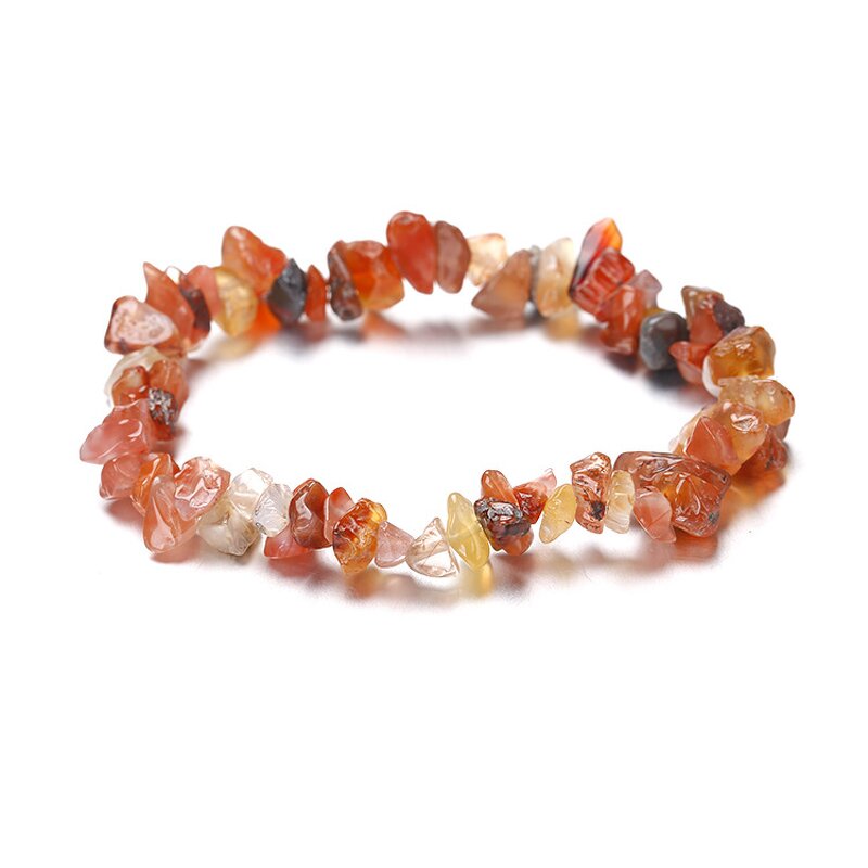 Bracelet - Manufacturer Natural Stone Crystal Irregular Chips Stretch Beads