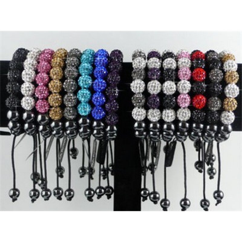 Beads - Manufacturer 4-30MM White Clay Crystal Rhinestone Pave Disc