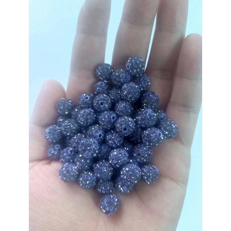 Beads - Manufacturer 10MM 6 Rows Fashion Crystal Disco Loose Beads