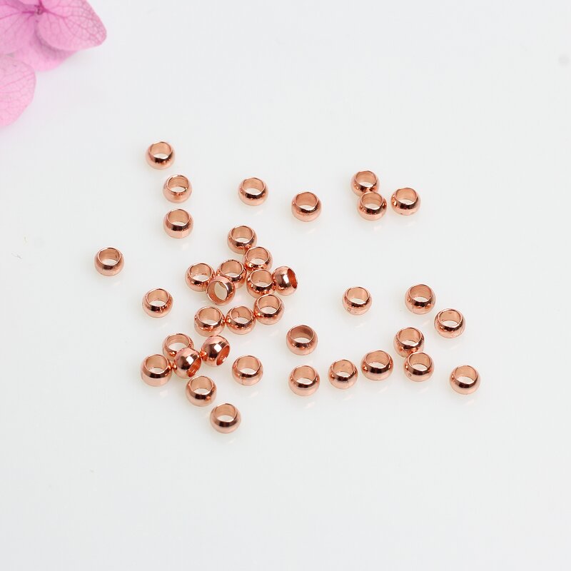 Beads - Manufacturer 1.5-4mm Brass 14K/18K Gold Plated Flat Spacer