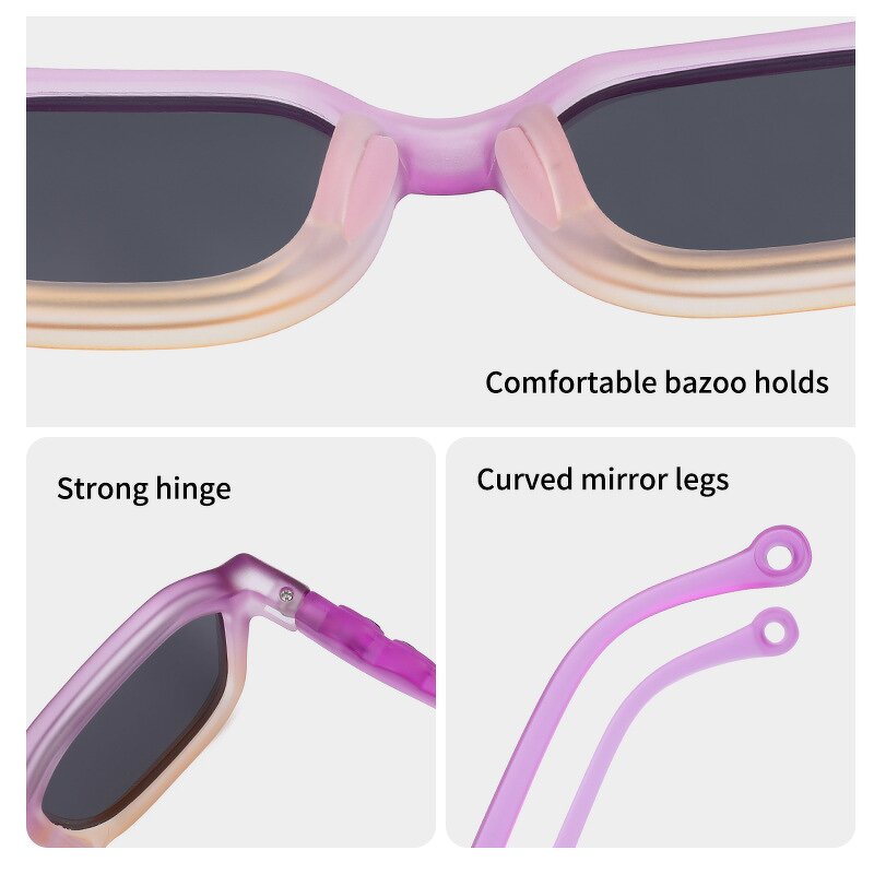 Sunglasses - Manufacturer Kids Gradient Square TR Polarizing UV Outdoor