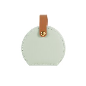 Jewelry Box - Manufacturer Round Velvet With Handle Storage Organizer