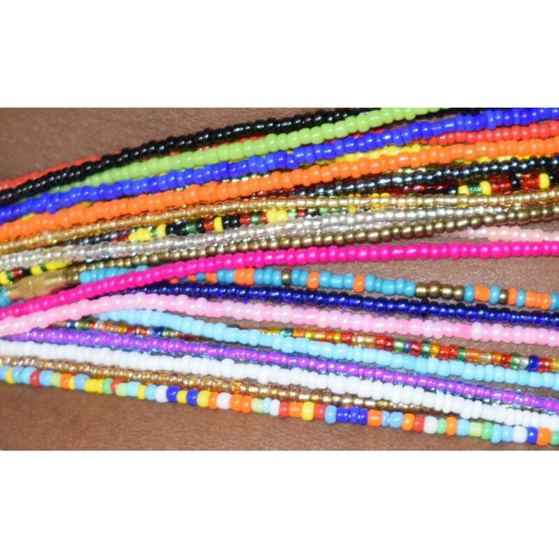 Waist Beads - Manufacturer African Bohemian Elastic Rice Bead Belly Chain