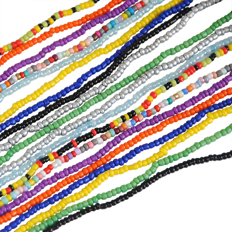 Waist Beads - Manufacturer African Bohemian Elastic Rice Bead Belly Chain