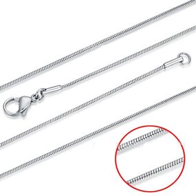 Chain - Manufacturer 925 Silver Snake Stamped 16-30 Inch Wholesale Necklace