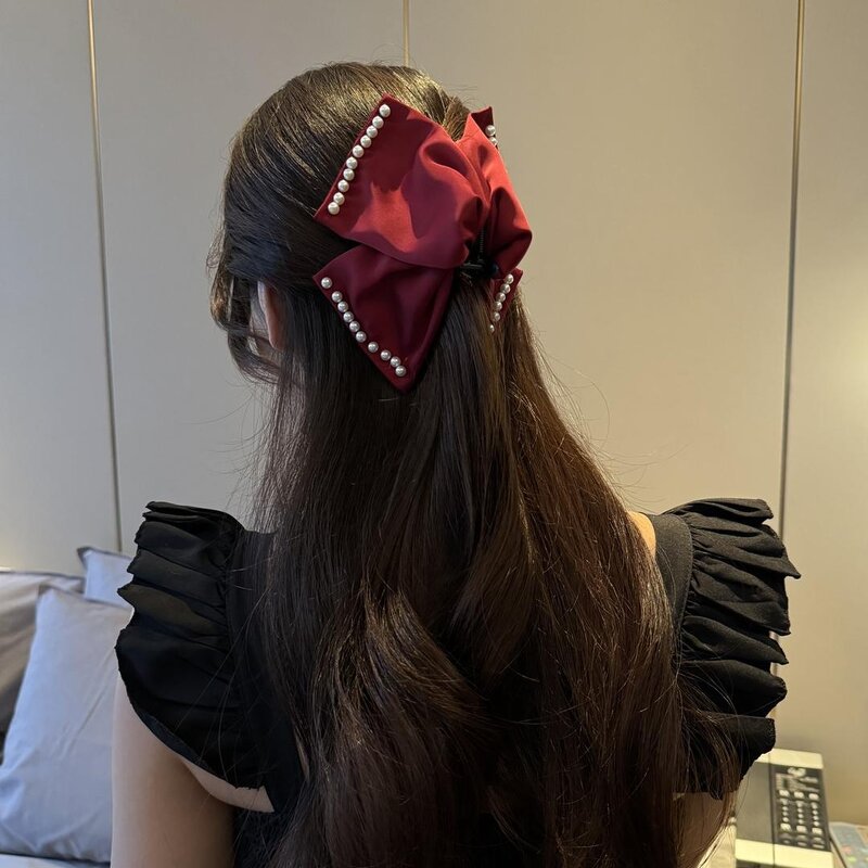 Hair Clip - Manufacturer Double Sided Big Bow Clasp Shark Women Girl
