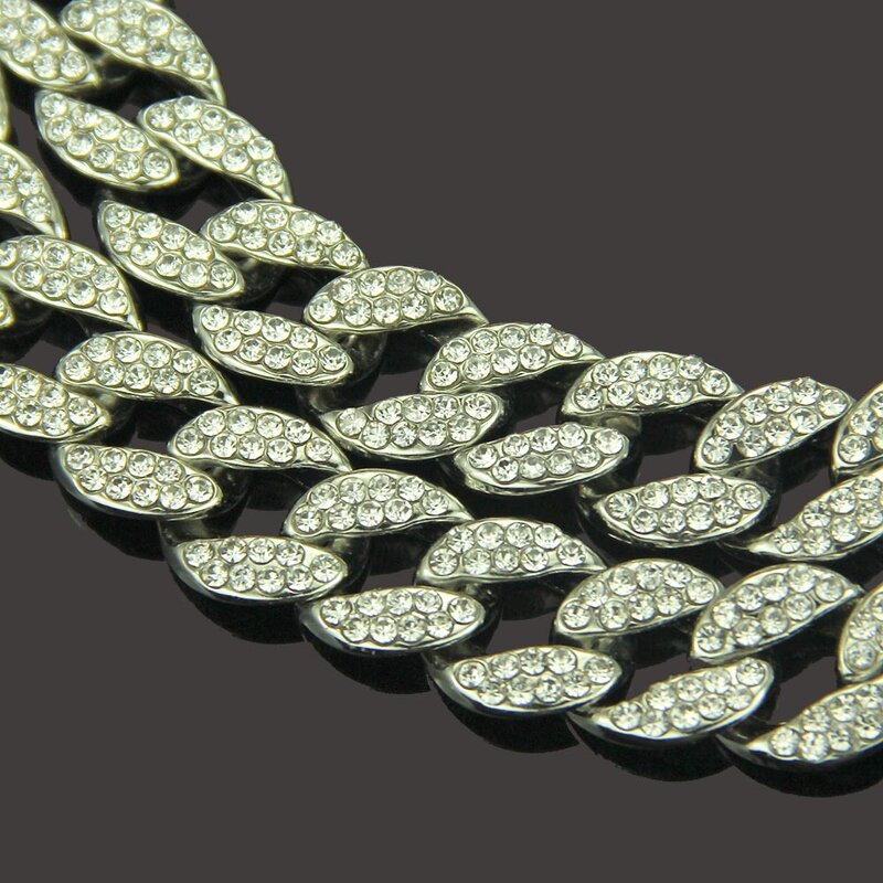 Necklace - Manufacturer Bling CZ Miami Cuban Chain Punk Crystal Party
