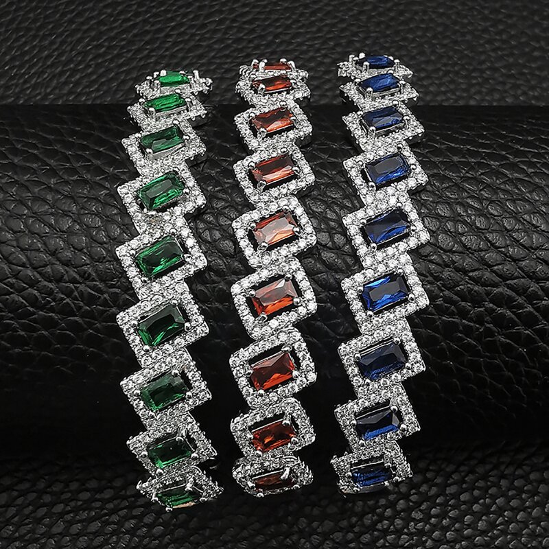 Bracelet - Manufacturer 18K Gold Micro Pave 3A Zircon Tennis Diamond