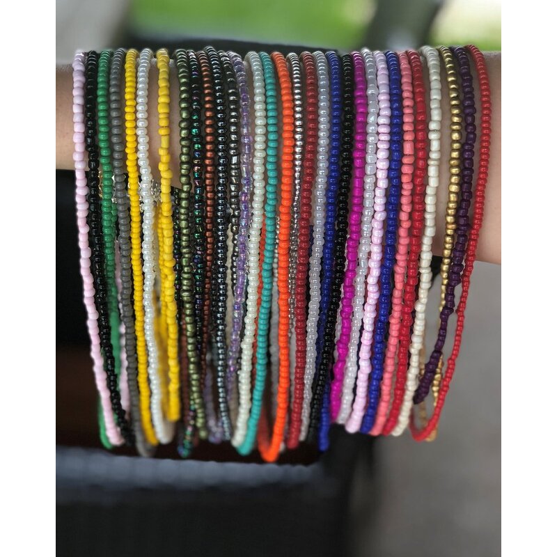 Waist Beads - Manufacturer African Bohemian Elastic Rice Bead Belly Chain