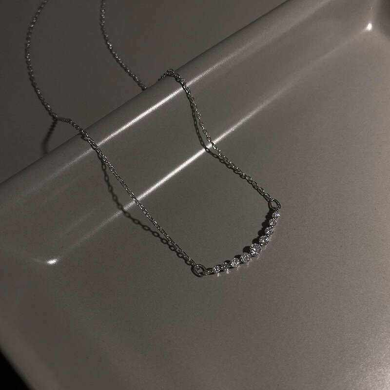 Necklace - Manufacturer 18K Gold Plated Geometric Crystal Zircon Choker