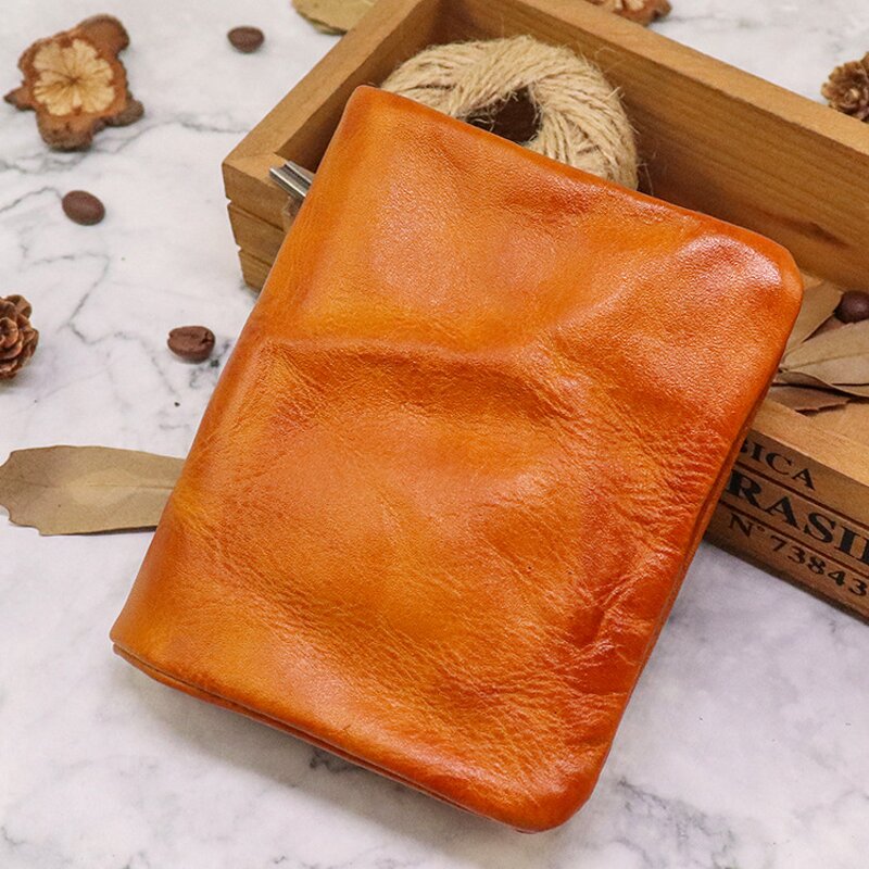 Card Bag - Manufacturer Cowhide Vegetable Tanned Retro Driver's License