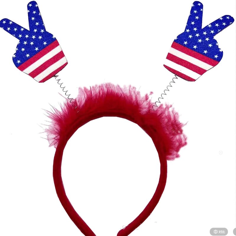 Headband - Manufacturer National Flag Oversize Bow Fabric Party Decoration