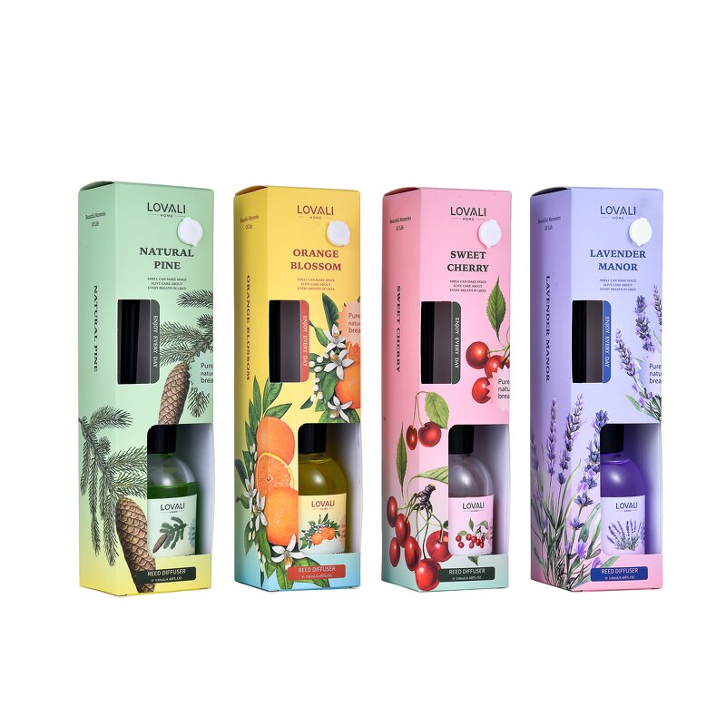 Reed Diffuser - Manufacturer 200mL Cherry Lavender Custom Fireless Home Fragrance